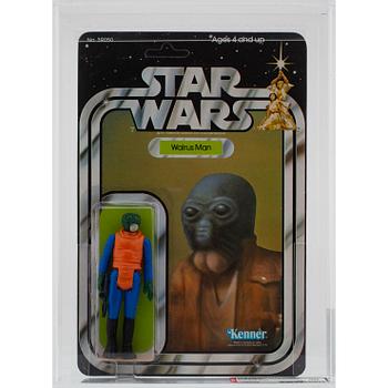 STAR WARS, Walrus man, 21 back-a 65, AFA 80 NM, Kenner 1979.