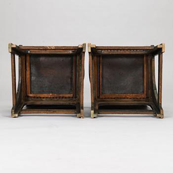 A pair of Finnish armchairs around 1900.