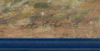 Otto Geleng, attributed to, Vue from Taormina, Sicily.