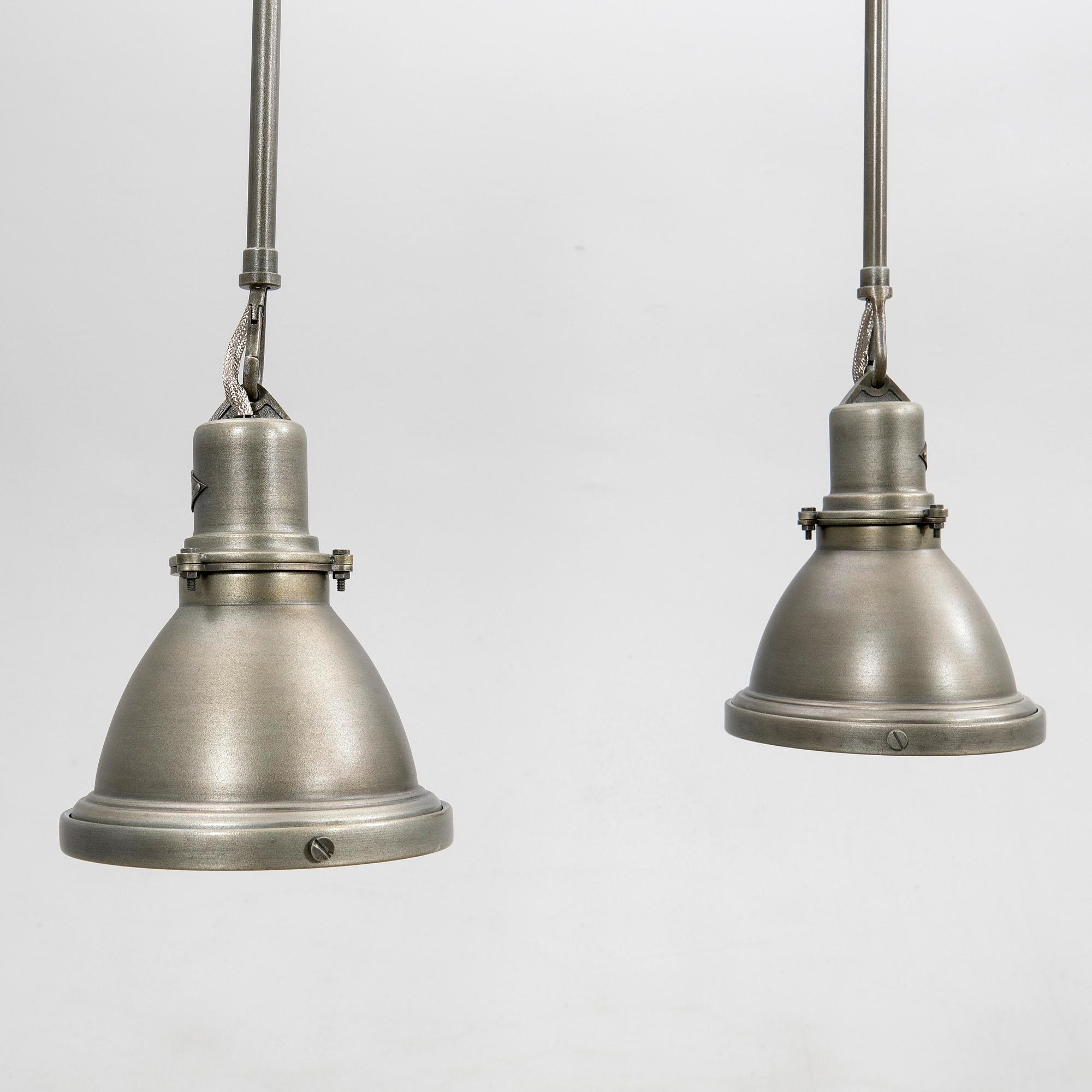 Ceiling lamps, a pair, Ralph Lauren, 2000s.