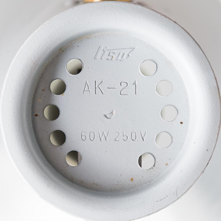 Bordslampa, modell AK-21, Itsu, 1900-talets mitt.