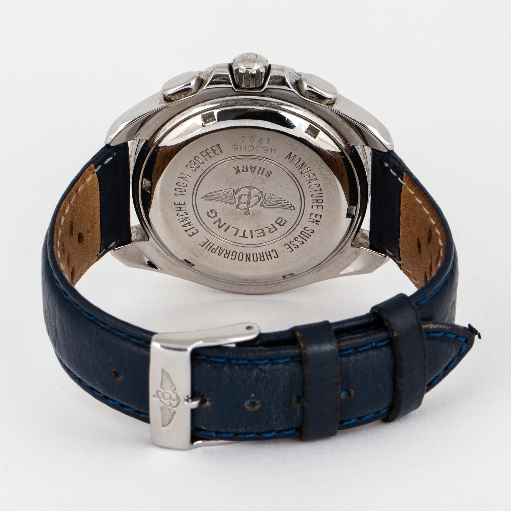 BREITLING, Shark, chronograph, wristwatch, 42 mm.