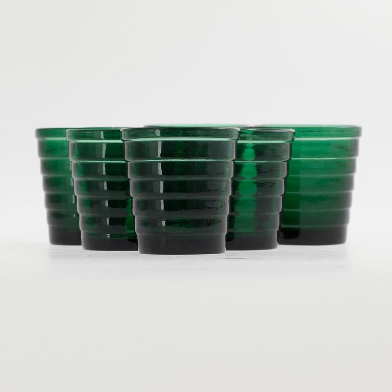 SNAPSGLAS, 6 st, "Böljeblick", Aino Aalto.