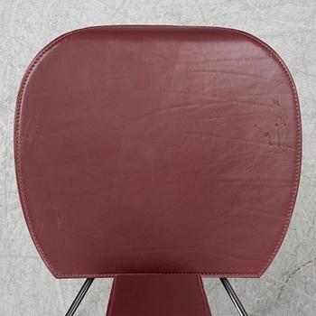 Achille Castiglioni, stolar, 6 st, "Irma", Zanotta, Italien.