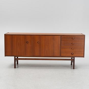 A teak veneered sideboard, mid 20th Century.