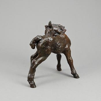 SKULPTUR, patinerad brons, Just Andersen, Danmark.
