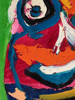 Karel Appel, ”Femme a la pipe”.