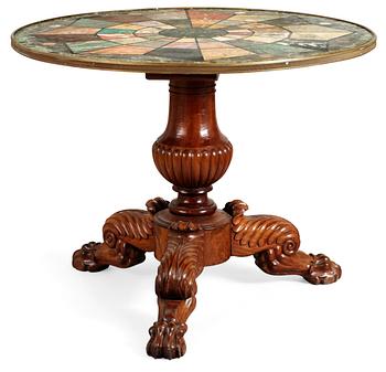 503. An Italian 19th century marble top table.