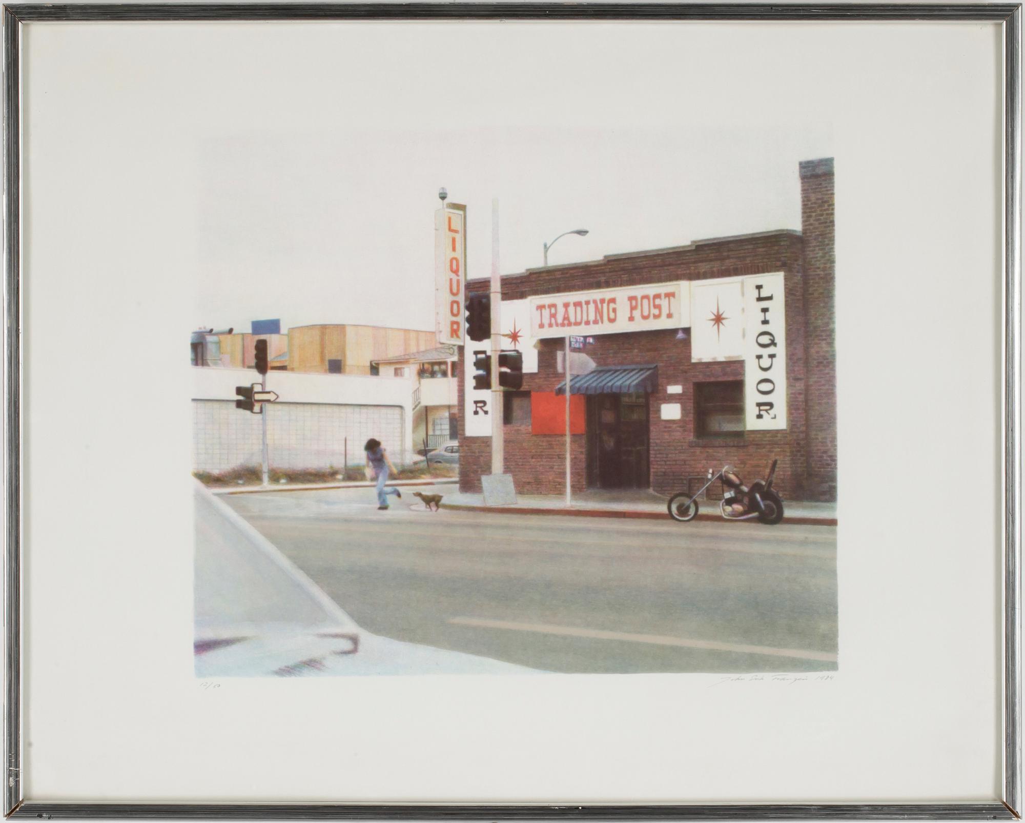 JOHN-E FRANZEN, färglitografi, sign, numr o dat 12/50, 1984.