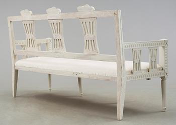 SOFFA, gustaviansk stil, Lindome-typ. 1900-tal.