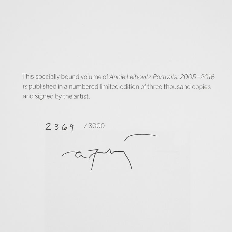 Bok, Annie Leibovitz, "Portraits 2005-2016", Phaidon.