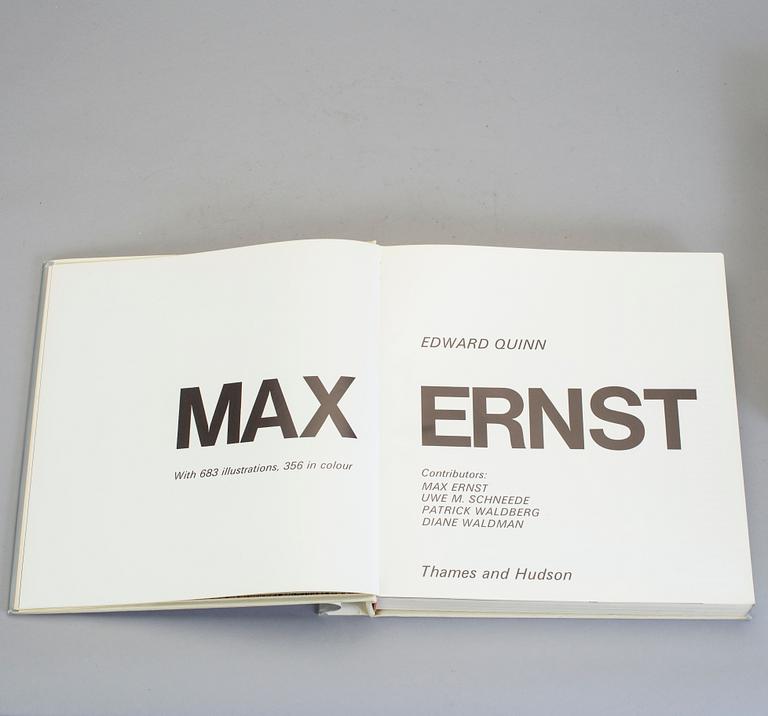 KONSTBÖCKER, 2 stycken, Max Ernst och Georges Braque.