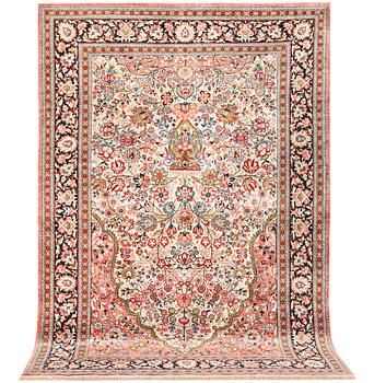 Matta, silke Ghom, ca. 182 x 122.