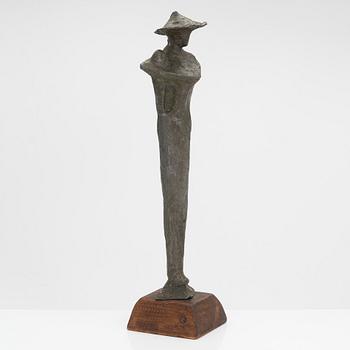 Unto Hietanen, a bronze sculpture, signed.