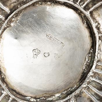 A parcel-gilt silver beaker, mark of Anders Gottfrid Roos, Turku, Finland, 1811.