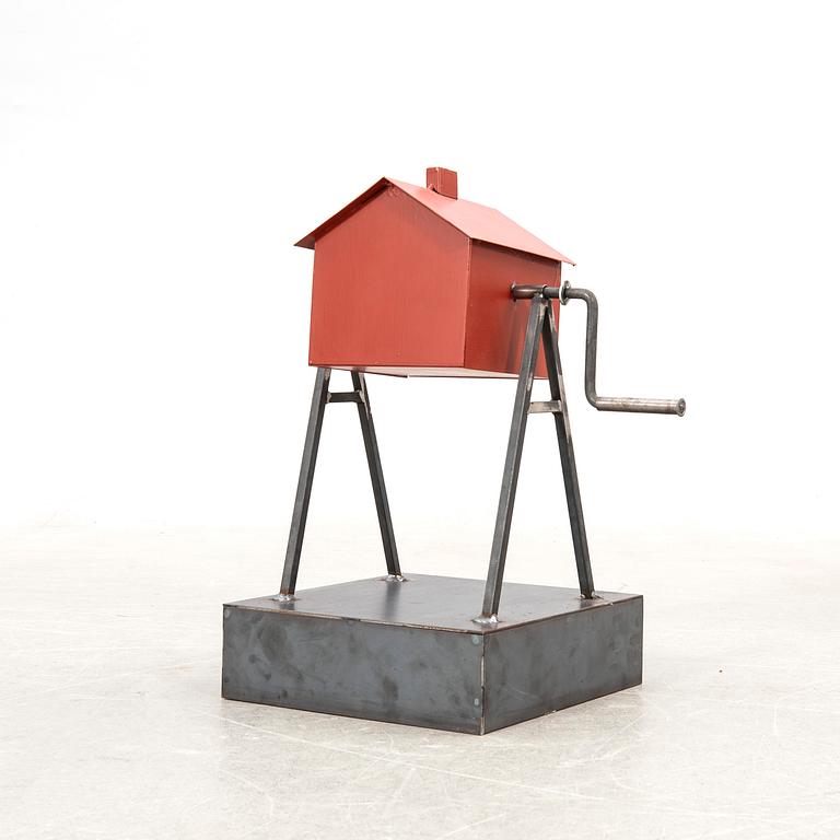 Peter Johansson, Skulptur, "Stuga", 2022.