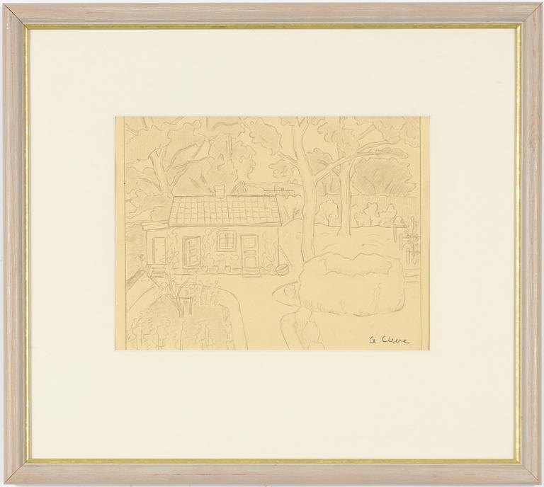 Agnes Cleve, "Trädgård och lilla huset".