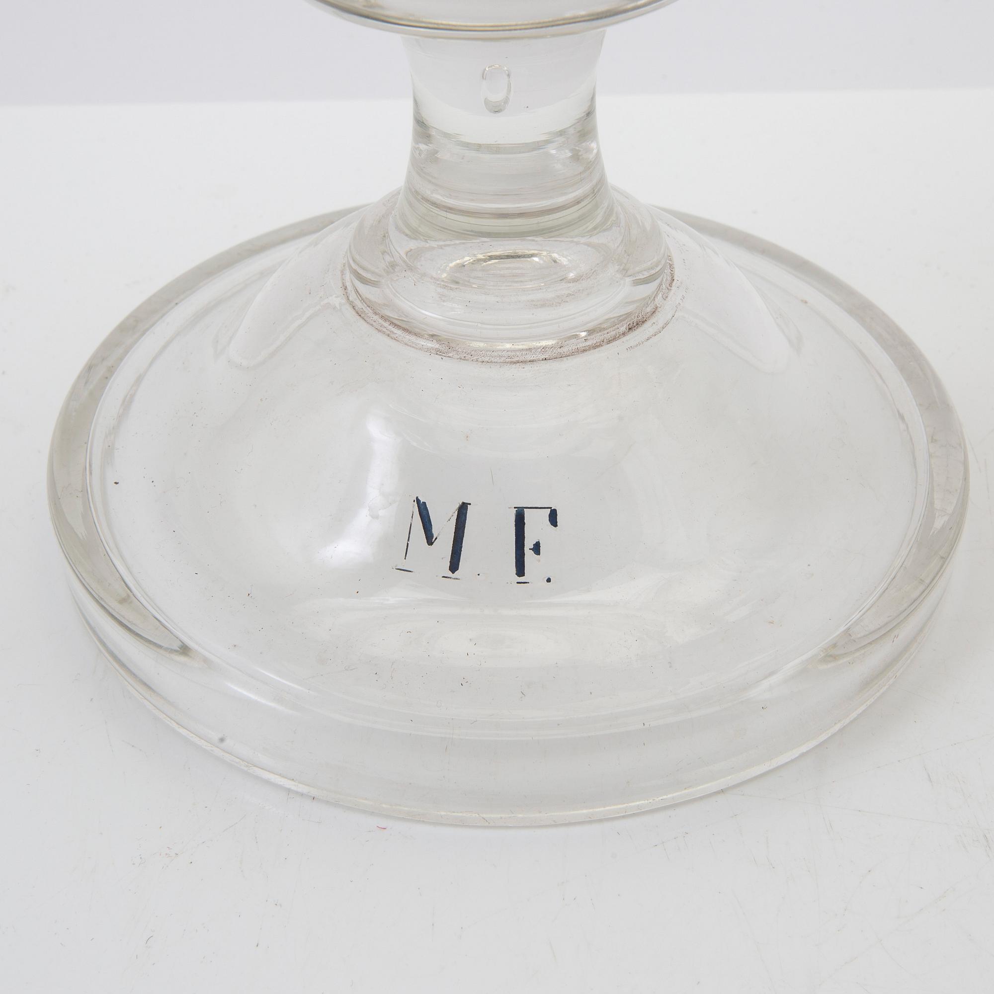 Apothecary jars, 7 pieces, first half of the 20th century.