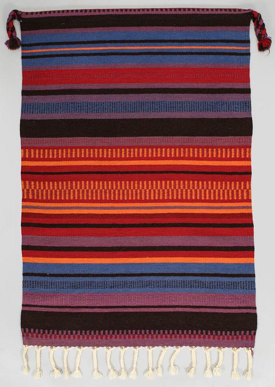 Elsa Montell-Saanio, rana / väggbonad, "En natt i fjällen" Finland. Ca 128 x 87 cm.