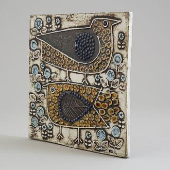 A Lisa Larson stoneware wall relief, for Gustavsberg.
