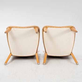 Six SCandinavian Modern chairs, 1940's.