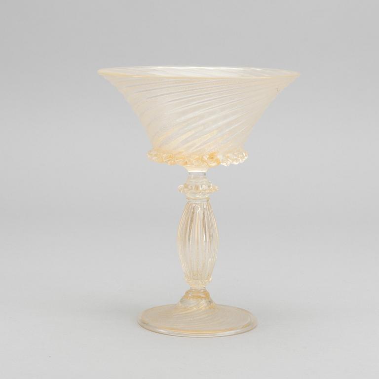 SALVIATI & CO, a glas tazza Italy around 1900.
