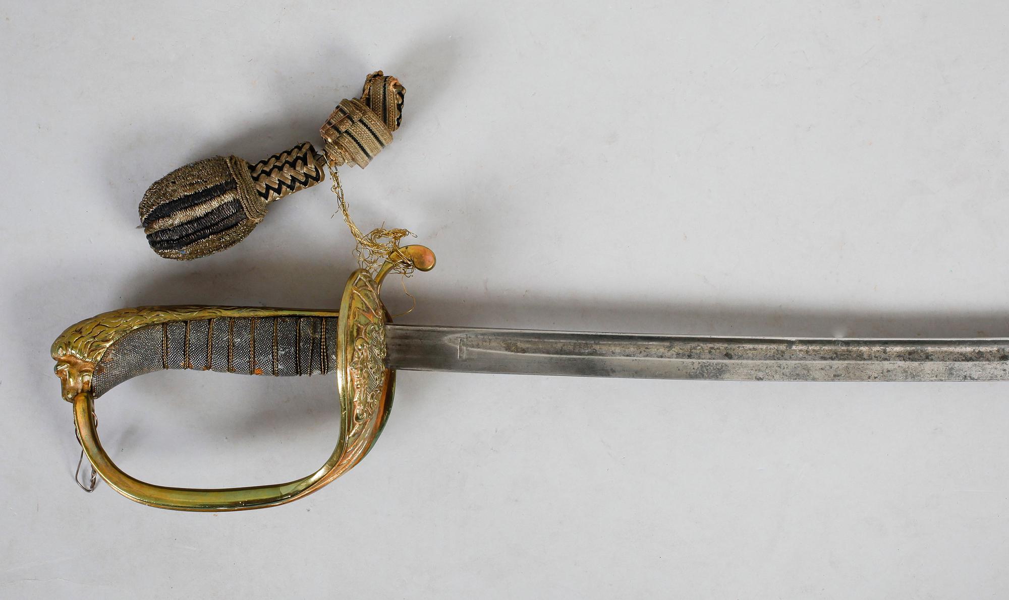 SABEL, ca 1870, för officer vid Infantriet.