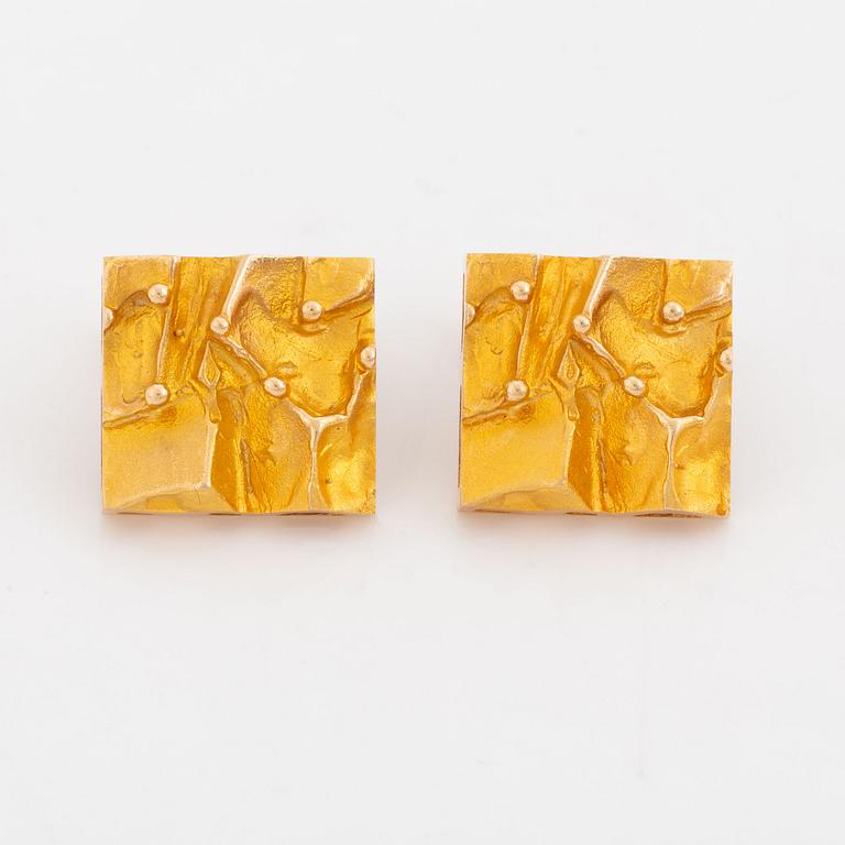 14K gold cufflinks, Finland.