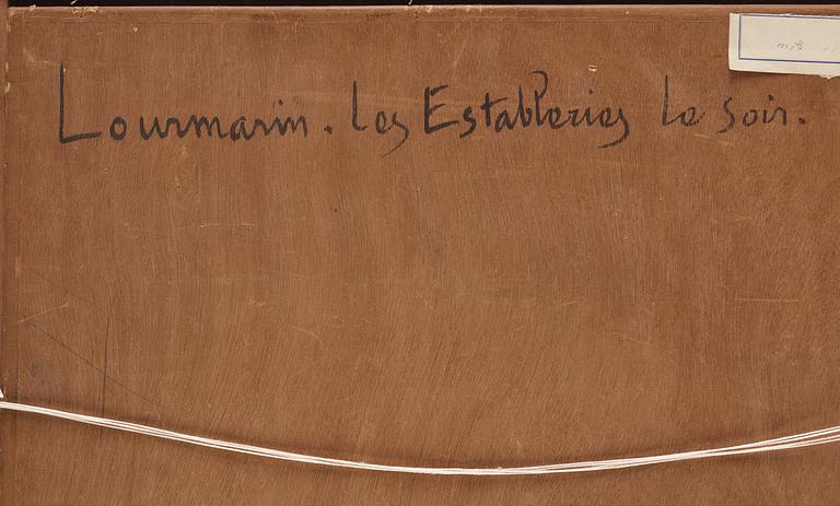 Pierre Paul Girieud, "Lourmarin, Les estableries le soir".