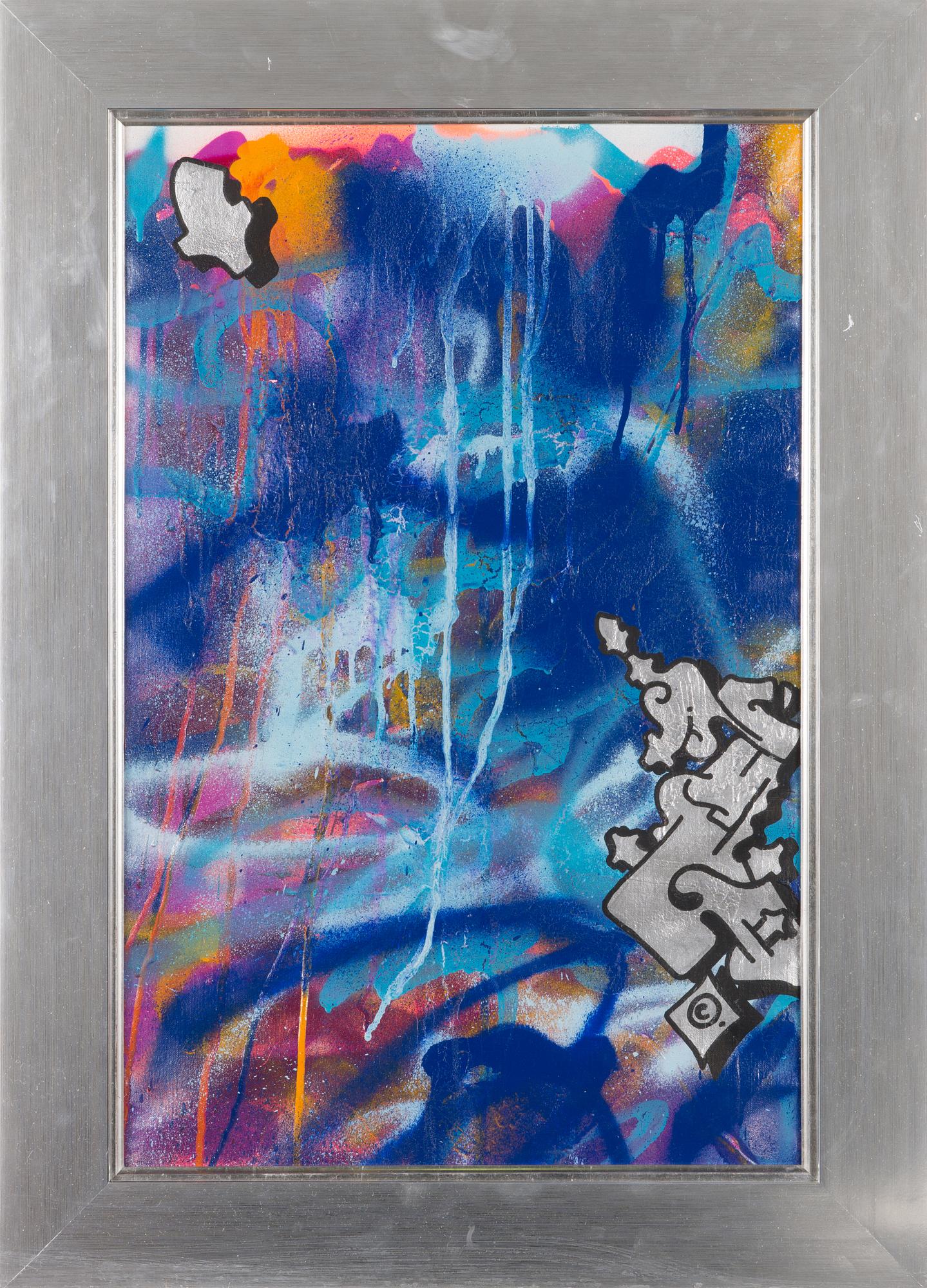 Magnus "NUG" Gustafsson, spray paint on canvas.