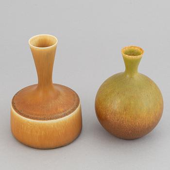 Sven Wejsfelt, vaser, 4 st och skålar, 2 st, Gustavsbergs studio.