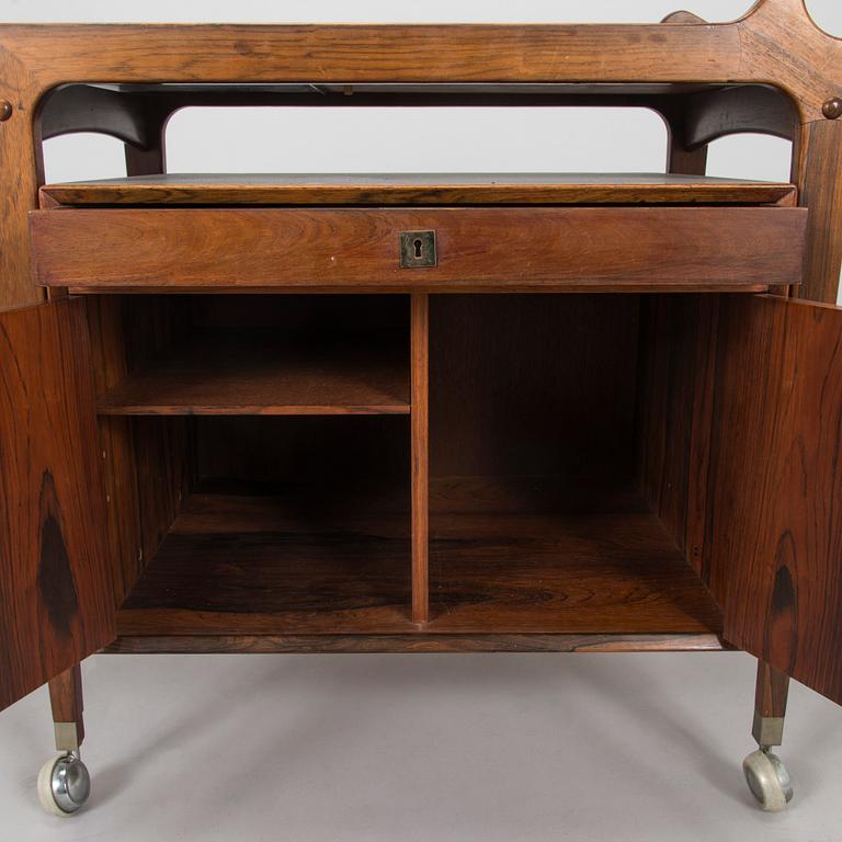 Johannes Andersen, serveringsvagn, Dyrlund Smith , Danmark, 1900-talets mitt.