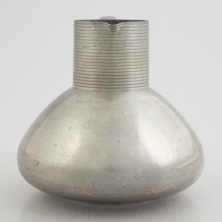 Sylvia Stave, a pewter jug model "5769", C.G. Hallberg, Stockholm, 1934.