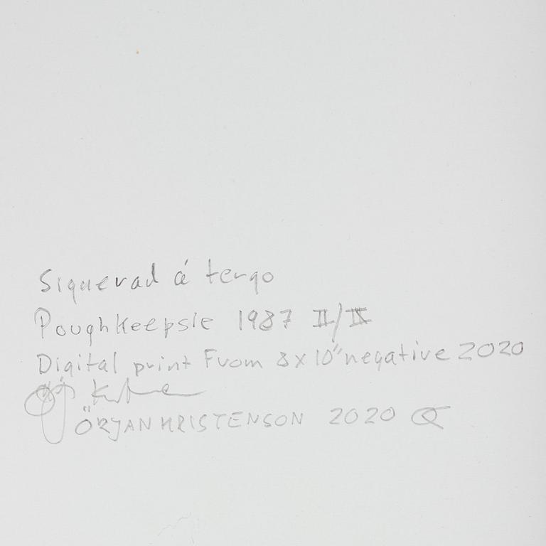 Örjan Kristenson, "Poughkeepsie", 1987.