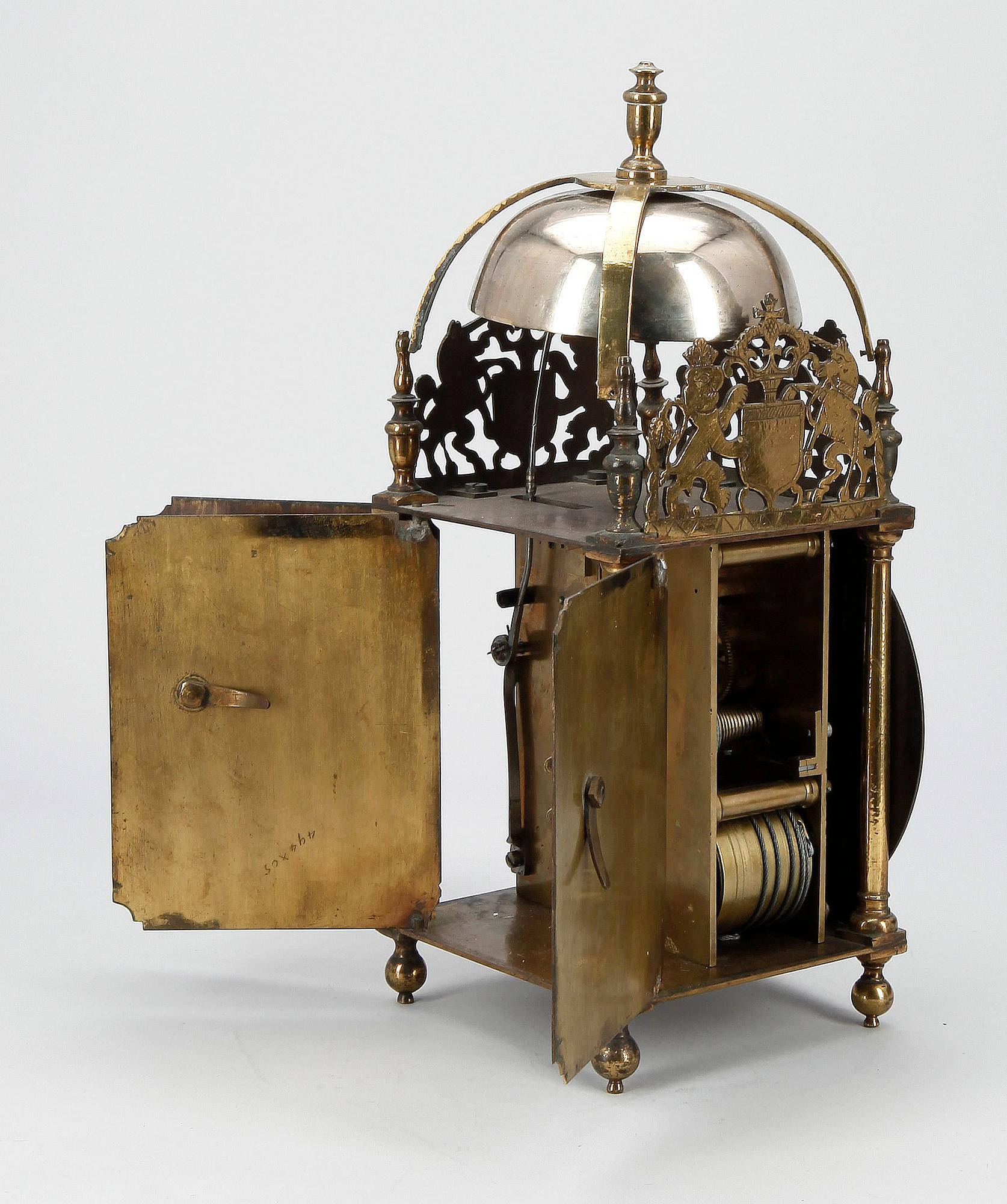 LANTERN CLOCK, England, barockstil 1800-tal.