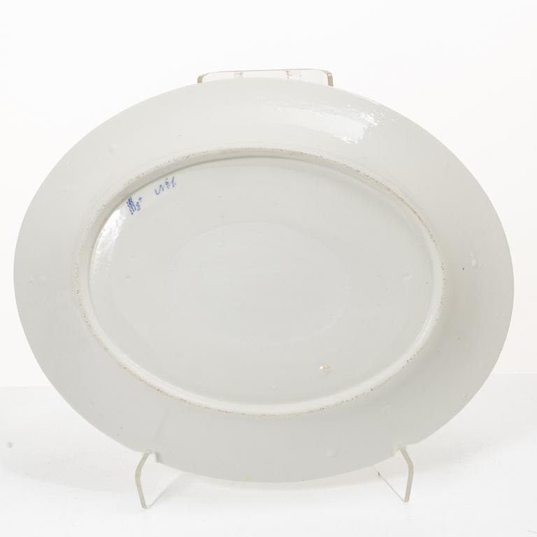 Royal Copenhagen, Thirteen service pieces, 'Musselmalet Riflet', Denmark, 19th–20th century.