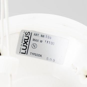 Uno & Östen Kristiansson, a model 565/ 'Ufo' ceiling lamp, Luxus, Vittsjö, Sweden.