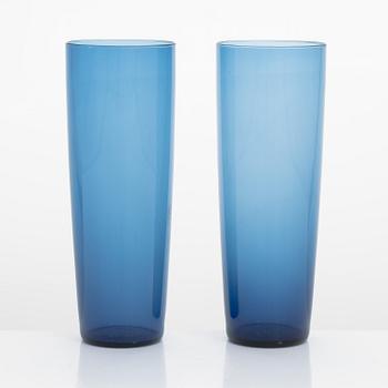 Tapio Wirkkala, dricksglas/saftglas, 6 st, modell 2204, Iittala. I produktion 1956-1969.