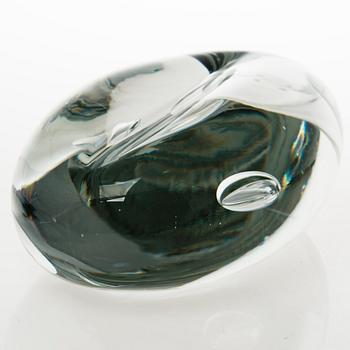 TIMO SARPANEVA,  a 'Claritas' glass sculpture, signed Timo Sarpaneva, Iittala 1984 C958.