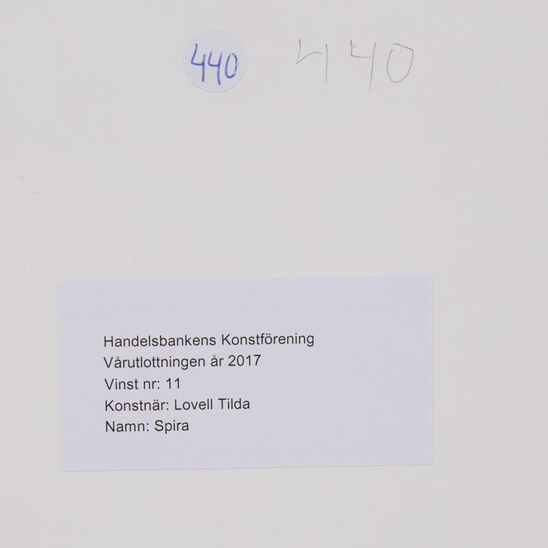 TILDA LOVELL, mixed media on paper, signed and dated 2014 on verso.