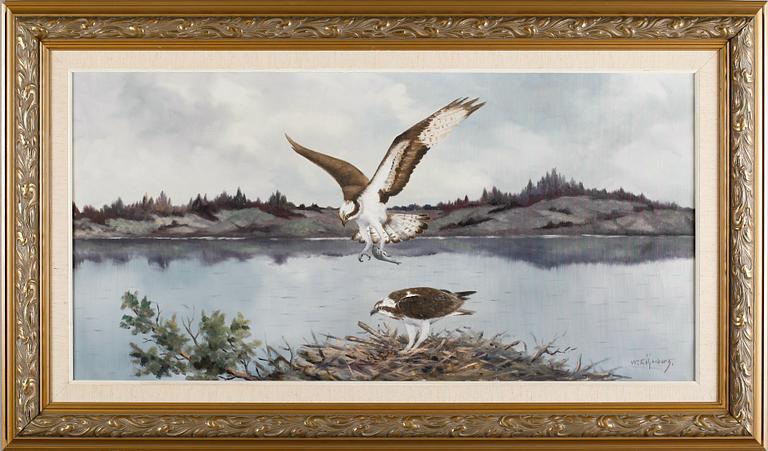 WALTER LILJENBERG, olja på duk, signerad.