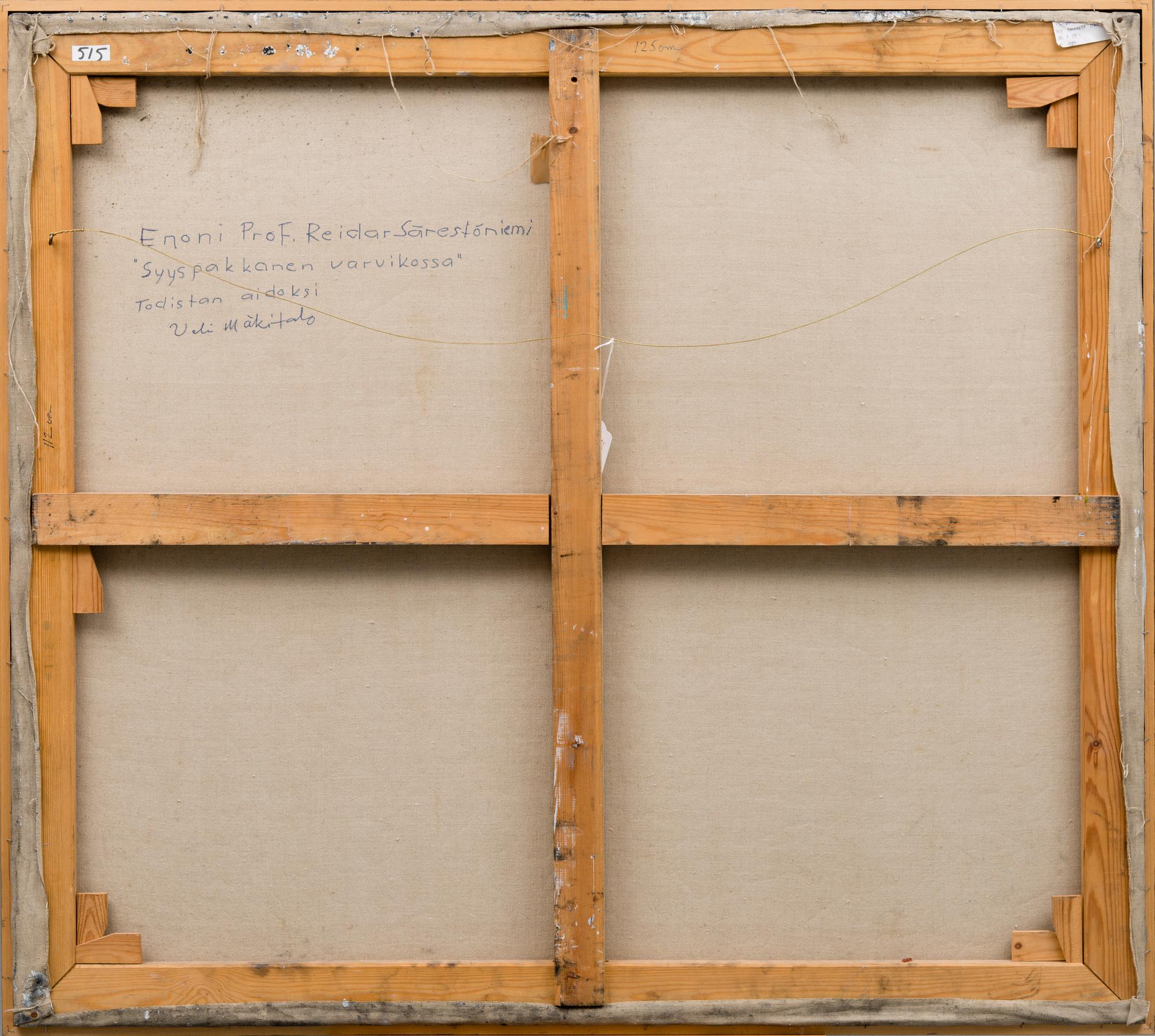 REIDAR SÄRESTÖNIEMI, "SYYSPAKKANEN VARVIKOSSA".