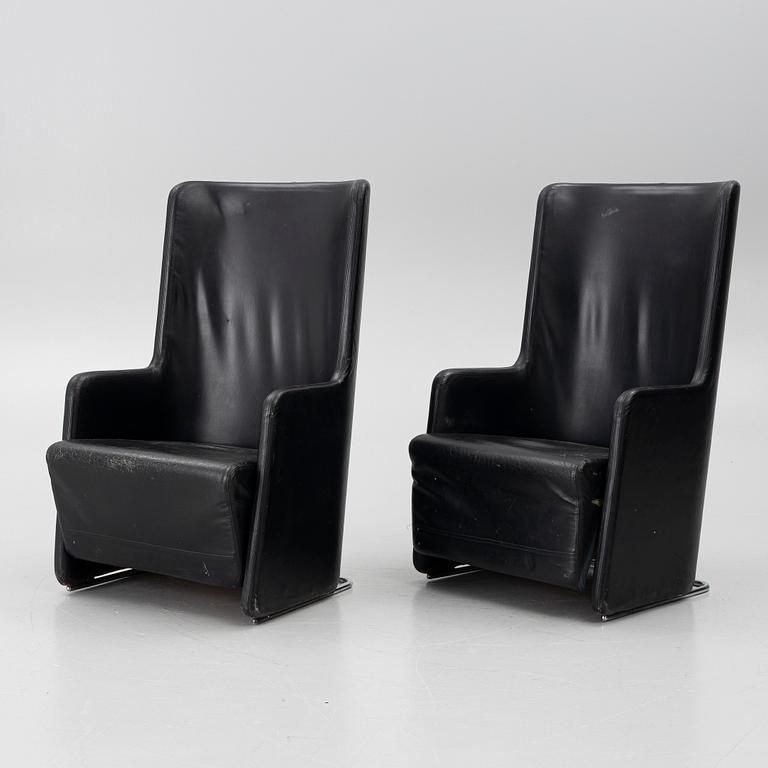 Börge Lindau, Armchairs, a pair, "Solo XL", late 20th century.