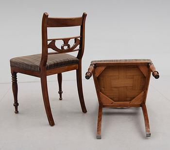 STOLAR, 4 st, senempire, 1800-talets mitt.