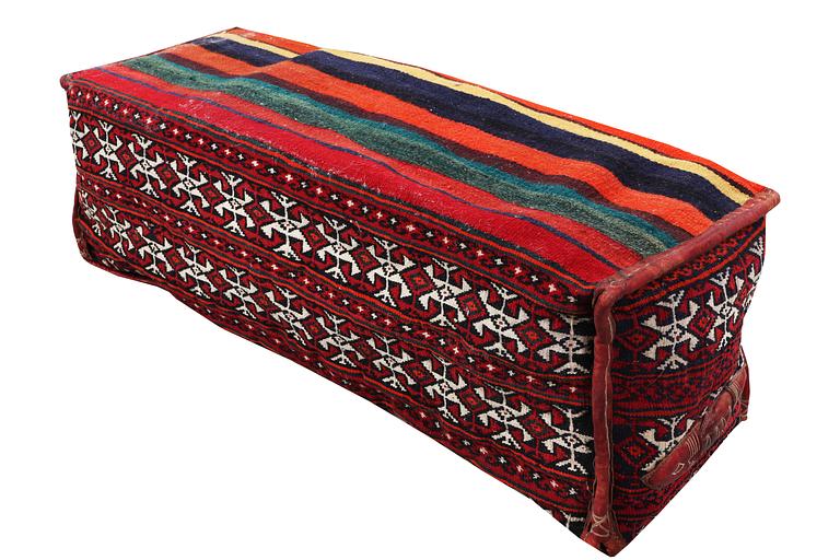 A Kilim mafrash, c. 106 x 37 x 35 cm.