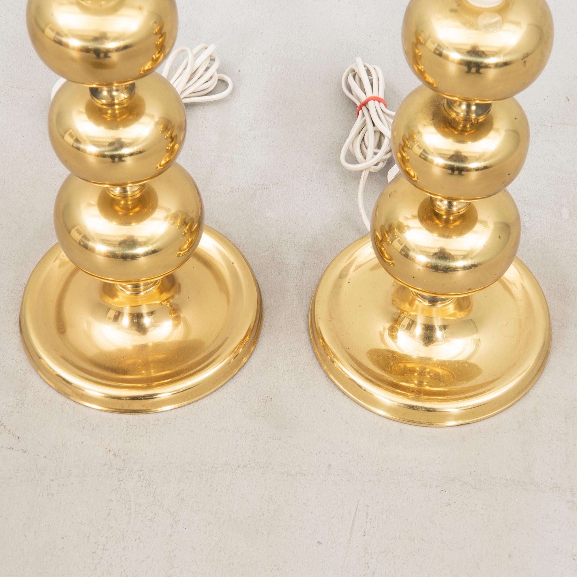 Table lamps, a pair, Nafa, late 20th century.