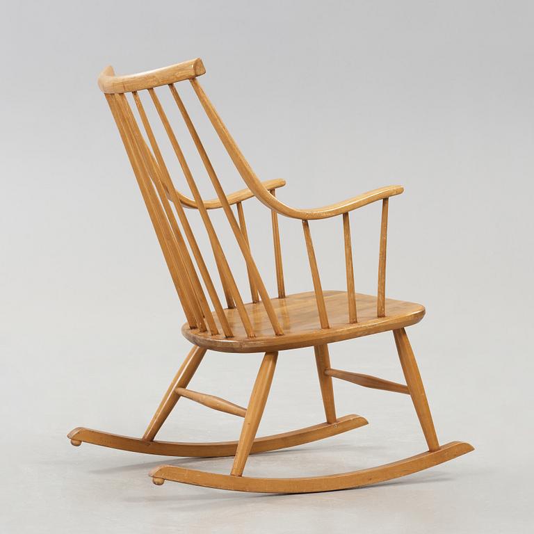 A rocking chair by Lena Larsson, Nässjö Stolfabrik.