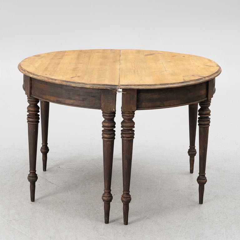 Månbord, ett par, Sverige, 1800-talets senare del.