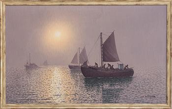 Johan Ossian-Andersson, Fiskebåtar.