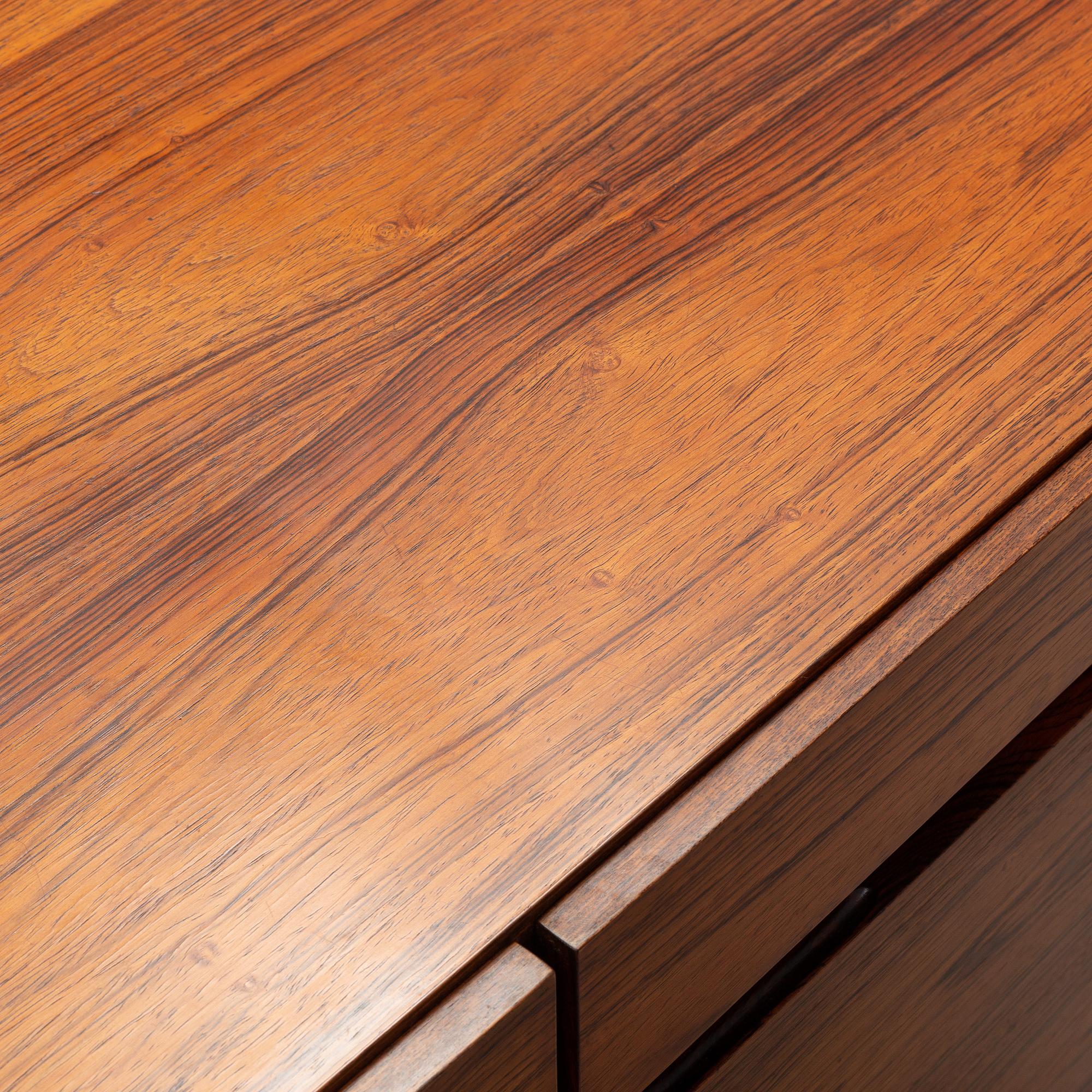 A rosewood sideboard by Ib Kofod Larsen for Faarup, 1960's/1970's.